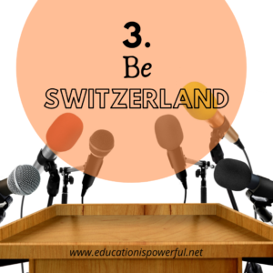 Teach Political Texts Step 3 Be Switzerland
