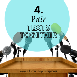 Teach Political Texts Step 4 Pair Texts Together