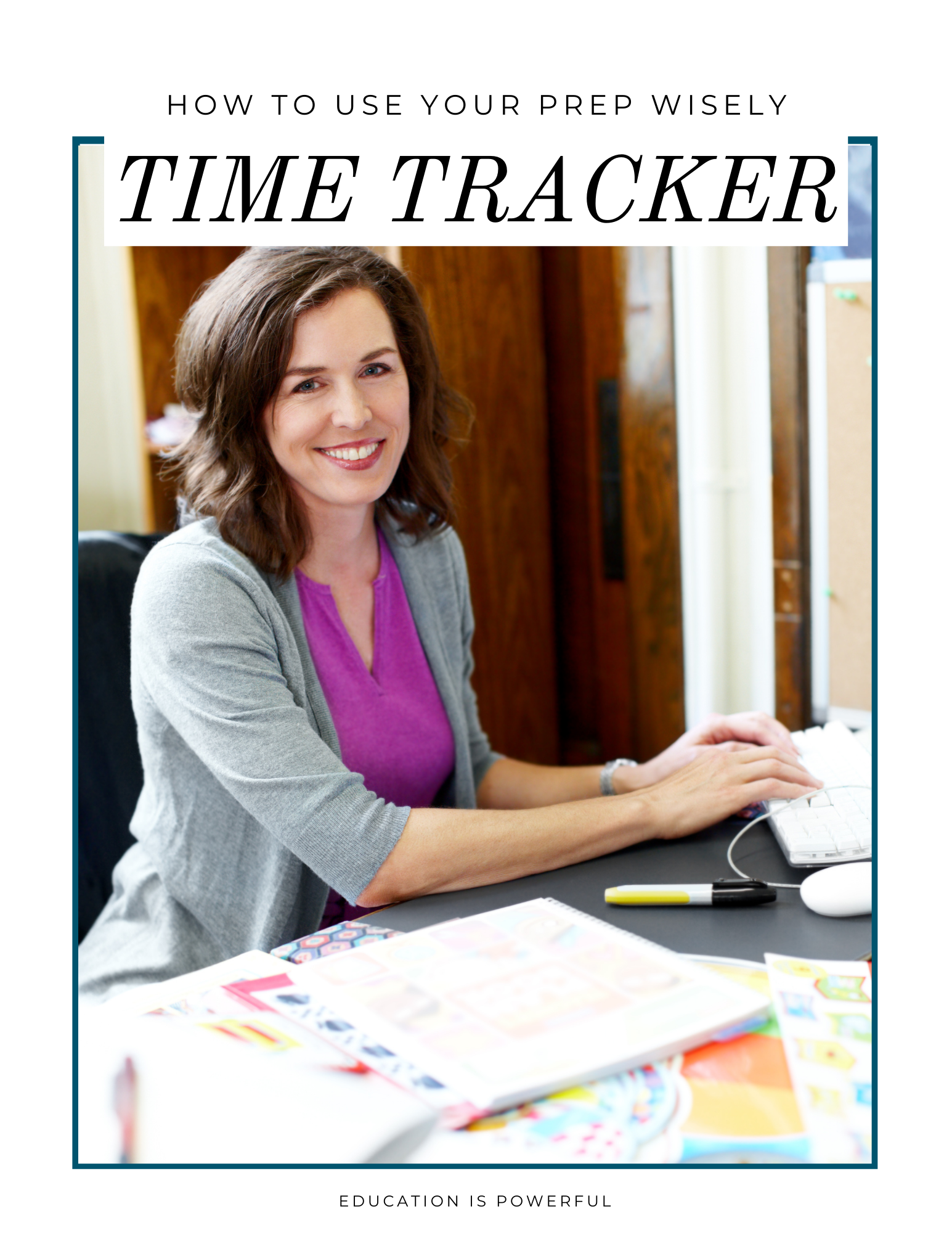 Time Tracker Landing Page - Education is Powerful