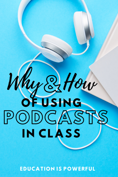Using Podcasts in Class Pin